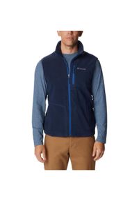 columbia - Columbia Bezrękawnik Fast Trek 1460001466. Kolor: niebieski. Długość rękawa: bez rękawów