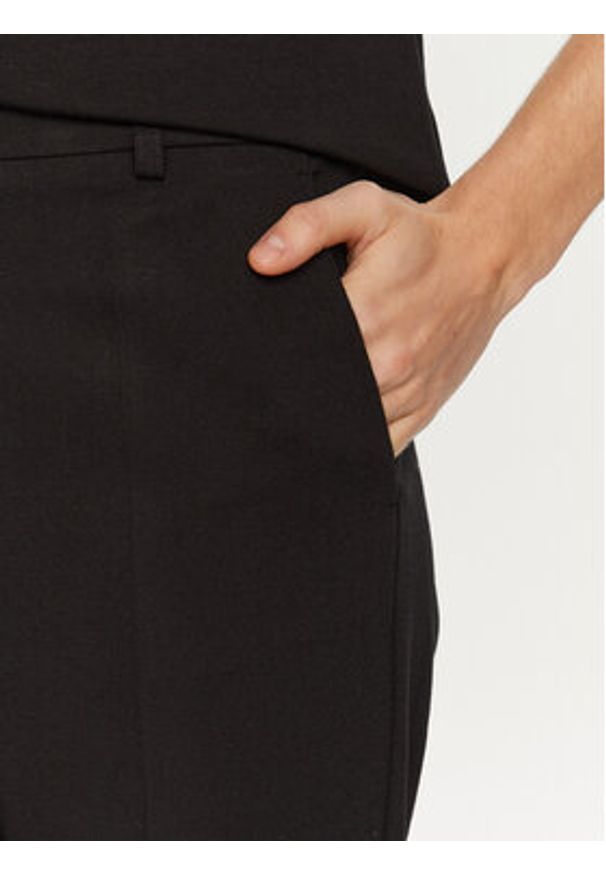 ViCOLO Spodnie materiałowe TS0102 Czarny Regular Fit. Kolor: czarny. Materiał: syntetyk