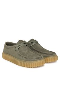 Clarks Półbuty Torhill Lo 26184642 Zielony. Kolor: zielony. Materiał: zamsz, skóra #3