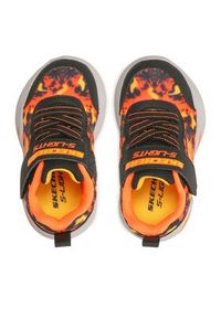 skechers - Skechers Sneakersy Rolden 400124N/BKOR Pomarańczowy. Kolor: pomarańczowy. Materiał: materiał