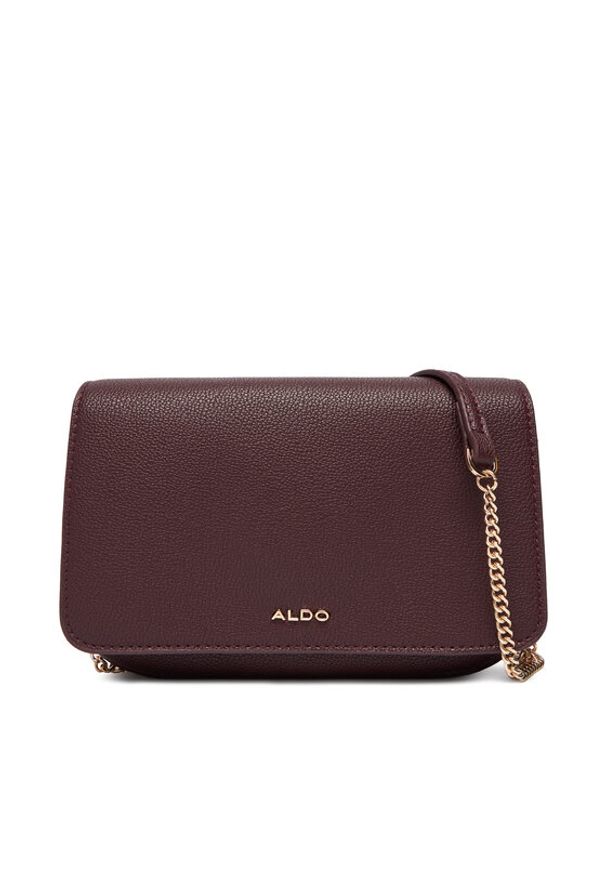 Aldo Torebka Riverly 14143645 Bordowy. Kolor: czerwony. Materiał: skórzane