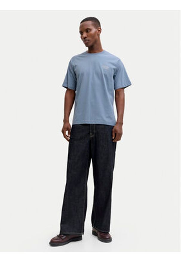 Jack & Jones T-Shirt Earchive 12287990 Niebieski Regular Fit. Kolor: niebieski. Materiał: bawełna