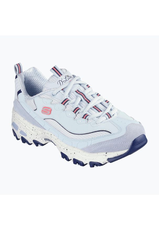 skechers - Buty damskie SKECHERS D'Lites Bold Views. Okazja: na co dzień. Kolor: niebieski