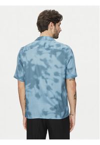 Calvin Klein Koszula K10K114190 Niebieski Regular Fit. Kolor: niebieski. Materiał: lyocell