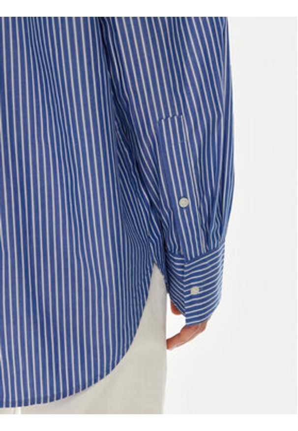 TOMMY HILFIGER - Tommy Hilfiger Koszula WW0WW45612 Niebieski Relaxed Fit. Kolor: niebieski. Materiał: bawełna