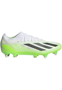 Adidas - Buty piłkarskie adidas X Crazyfast.1 Sg M IE6626 białe. Zapięcie: sznurówki. Kolor: biały. Szerokość cholewki: normalna. Sport: piłka nożna #6