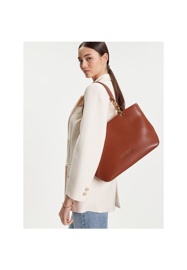 Love Moschino - Torebka LOVE MOSCHINO. Kolor: brązowy