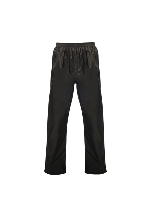 Regatta - Spodnie Wodoodporne Męskie Łatwe Pakowanie Pro. Kolor: czarny. Sezon: lato. Sport: turystyka piesza