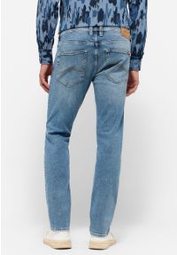 Mustang - Męskie Spodnie Jeansowe MUSTANG Oregon Slim Denim Blue 1015865 5000 424. Okazja: na co dzień. Stan: obniżony. Styl: casual, klasyczny, sportowy #4
