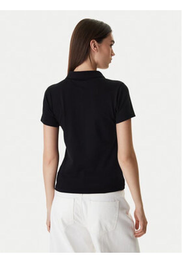 Guess Polo W5GP73 KCYR1 Czarny Regular Fit. Typ kołnierza: polo. Kolor: czarny. Materiał: bawełna