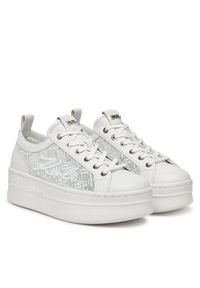Karl Lagerfeld - KARL LAGERFELD Sneakersy KL65011F Biały. Kolor: biały. Materiał: skóra #3