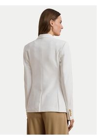 Lauren Ralph Lauren Marynarka Spsu20 200797305 Biały Regular Fit. Kolor: biały. Materiał: bawełna
