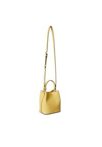 Lauren Ralph Lauren - LAUREN RALPH LAUREN Torebka 431969365014 Żółty. Kolor: żółty. Materiał: skórzane #4