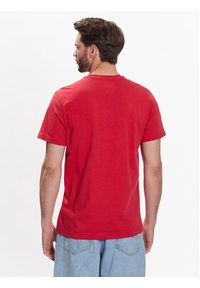 Tommy Jeans T-Shirt Essential DM0DM13063 Czerwony Regular Fit. Kolor: czerwony. Materiał: bawełna #4