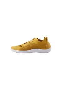 Buty sportowe dziecięce Reima Barefoot Astelu. Kolor: brązowy, żółty, wielokolorowy. Sport: turystyka piesza