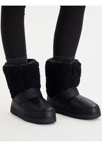 Love Moschino - LOVE MOSCHINO Śniegowce JA24422G0NISJ00Bcz Czarny. Kolor: czarny. Materiał: skóra #1