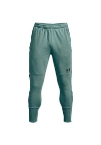 Spodnie męskie Under Armour Accelerate Off Pitch. Kolor: zielony. Sport: joga i pilates #1