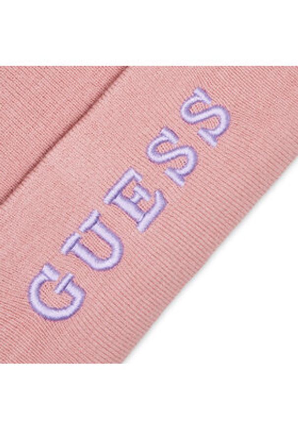 Guess Czapka AW9251 WOL01 Różowy. Kolor: różowy. Materiał: materiał, akryl