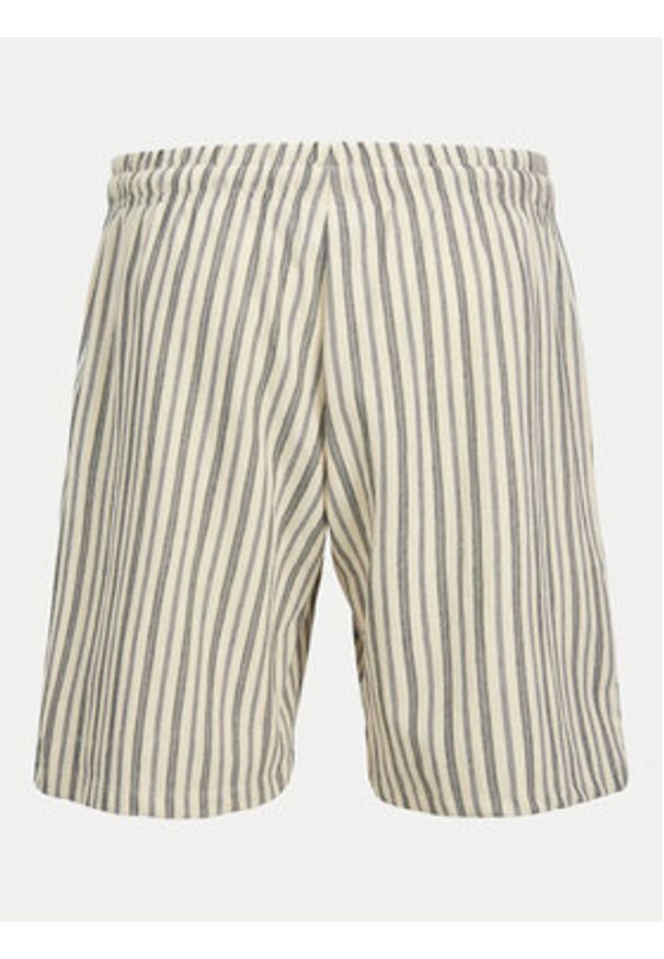 Jack & Jones - Jack&Jones Szorty materiałowe Jaide 12275412 Beżowy Relaxed Fit. Kolor: beżowy. Materiał: bawełna