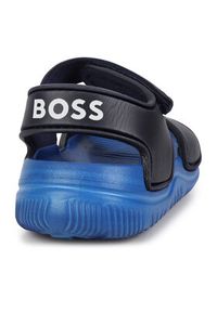 BOSS - Boss Sandały J50890 S Granatowy. Kolor: niebieski #4