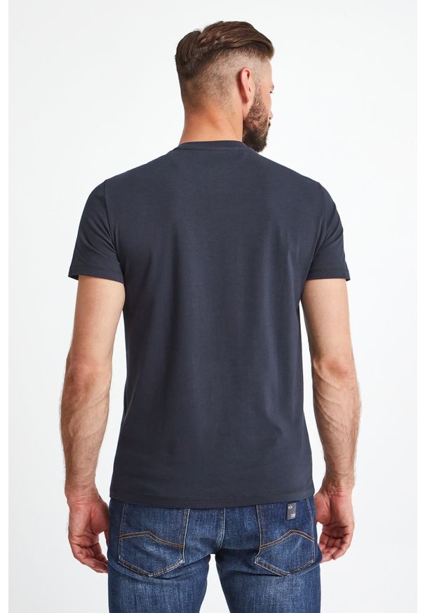 Armani Exchange - T-SHIRT ARMANI EXCHANGE. Materiał: bawełna. Długość rękawa: krótki rękaw. Długość: krótkie. Wzór: nadruk