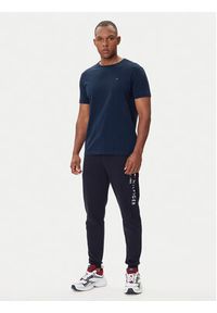 TOMMY HILFIGER - Tommy Hilfiger T-Shirt 2S87904671 Granatowy Regular Fit. Kolor: niebieski. Materiał: bawełna #5