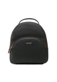 Liu Jo Plecak M Backpack AXX009 E0087 Czarny. Kolor: czarny. Materiał: skóra
