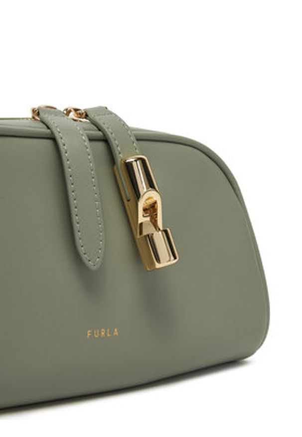 Furla Torebka WE00747 BX3104 AG700 Zielony. Kolor: zielony. Materiał: skórzane