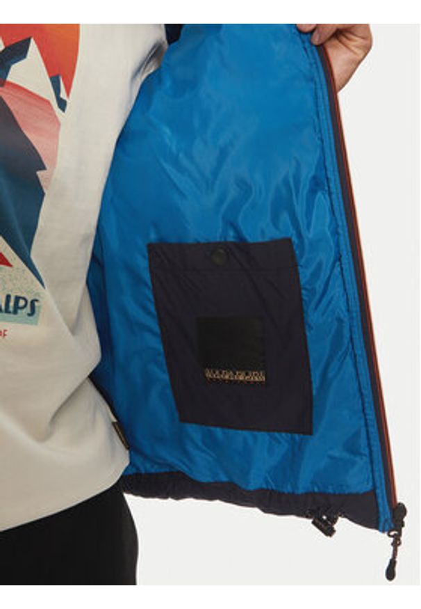 Napapijri Kurtka zimowa A-Lapaz NP0A4I25 Granatowy Regular Fit. Kolor: niebieski. Materiał: syntetyk. Sezon: zima