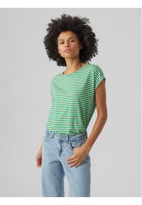 Vero Moda T-Shirt Ava 10284469 Zielony Regular Fit. Kolor: zielony. Materiał: lyocell