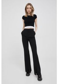 Calvin Klein Jeans t-shirt J20J218857.PPYY damski kolor czarny. Kolor: czarny. Materiał: materiał #4