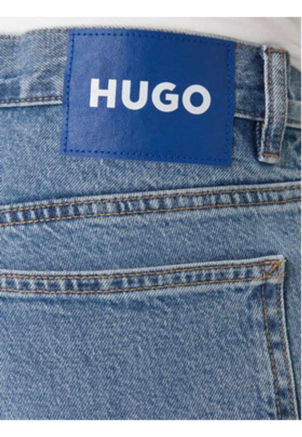 Hugo - HUGO Jeansy Ash 50551895 Niebieski Slim Fit. Kolor: niebieski