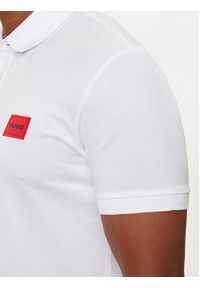 Hugo Polo Dereso222 50466202 Biały Slim Fit. Typ kołnierza: polo. Kolor: biały. Materiał: bawełna #6