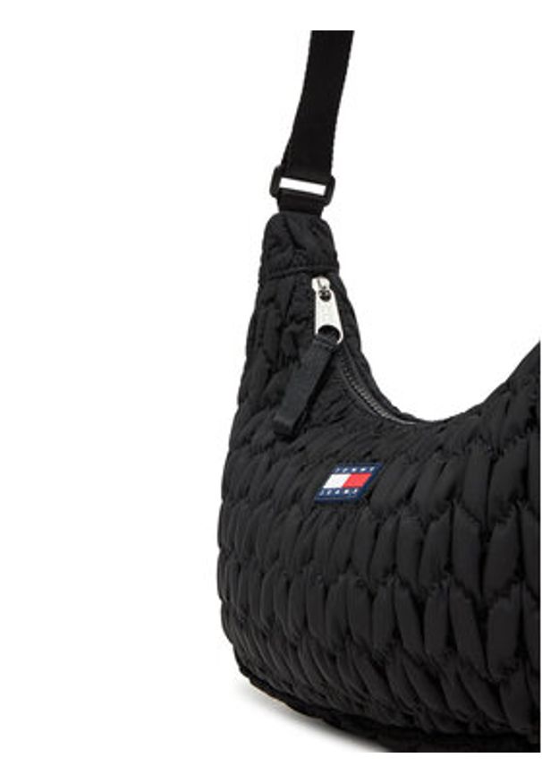 Tommy Jeans Torebka Tjw Urban Quilted AW0AW17546 Czarny. Kolor: czarny