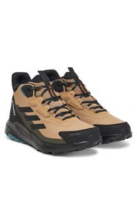 Adidas - adidas Trekkingi Terrex Anylander Mid Rain.Rdy JQ9963 Brązowy. Kolor: brązowy. Materiał: materiał. Model: Adidas Terrex. Sport: turystyka piesza #3