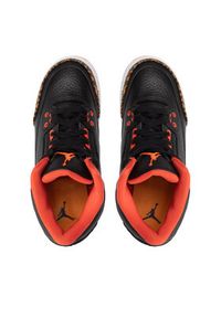 Nike Buty Air Jordan 3 Retro (Gs) 441140 088 Czarny. Kolor: czarny. Materiał: skóra. Model: Nike Air Jordan #4