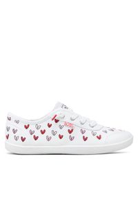 skechers - Skechers Sneakersy Love Brigade 113951/WRPK Biały. Kolor: biały. Materiał: materiał #1