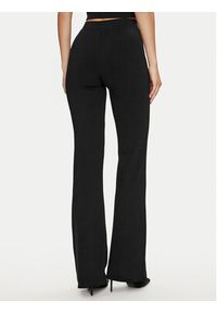 Guess Spodnie materiałowe Elea V4YB01 KCDN0 Czarny Slim Fit. Kolor: czarny. Materiał: wiskoza