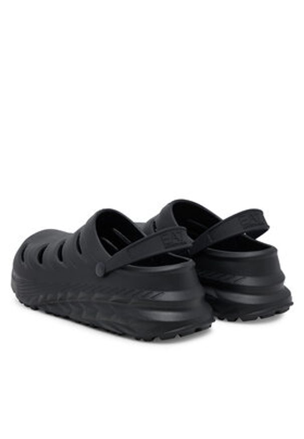 EA7 Emporio Armani Klapki XBR003 XK448 S336 Czarny. Kolor: czarny