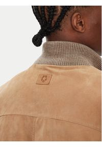 Milestone Kurtka skórzana MSNicolas 531628 60690 Beżowy Regular Fit. Kolor: beżowy. Materiał: akryl, skóra #4