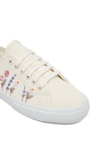 Superga Tenisówki 3750 Flower Embroidery Leggera S8161ZW Biały. Kolor: biały. Materiał: materiał #4