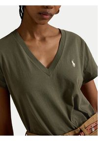 Polo Ralph Lauren T-Shirt 211B14611005 Zielony Regular Fit. Typ kołnierza: polo. Kolor: zielony. Materiał: bawełna #5