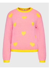 Fracomina Sweter FR22WT7035K468F8 Różowy Regular Fit. Kolor: różowy. Materiał: syntetyk #3