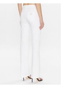 Guess Jeansy Sexy Boot W3GA59 D4DN1 Biały Skinny Fit. Kolor: biały #5
