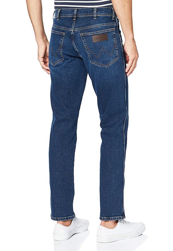 Wrangler - WRANGLER TEXAS MĘSKIE SPODNIE JEANSOWE BLUE BANG W121HN46C 112141131