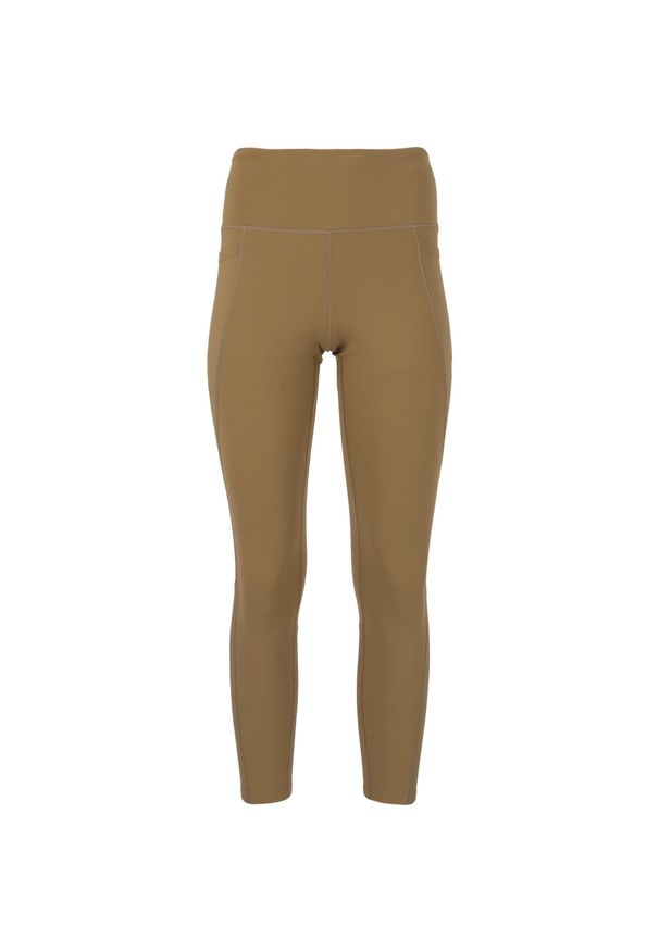 Damskie legginsy Athlecia Aliya. Kolor: brązowy, beżowy, wielokolorowy. Sport: joga i pilates