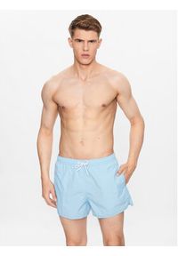 Emporio Armani Underwear Szorty kąpielowe 211756 3R422 00031 Błękitny Regular Fit. Kolor: niebieski. Materiał: syntetyk #2