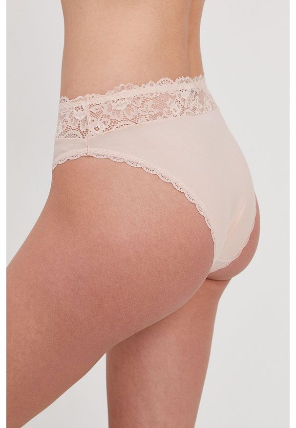 Stella McCartney Lingerie - Figi. Kolor: różowy. Materiał: poliamid