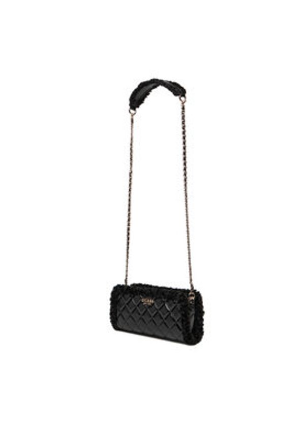Guess Torebka Cristi Mini HWTG81 39720 Czarny. Kolor: czarny. Materiał: skórzane