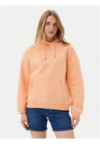 Volcom Bluza Stone Heart Up B4112509 Pomarańczowy Oversize. Kolor: pomarańczowy. Materiał: bawełna